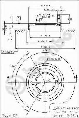 AP (Brembo) 10133 Tarcza hamulcowa 10133: Dobra cena w Polsce na 2407.PL - Kup Teraz!