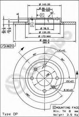 AP (Brembo) 10241 E Диск тормозной 10241E: Отличная цена - Купить в Польше на 2407.PL!