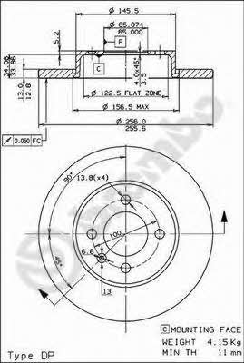 AP (Brembo) 14222 E Bremsscheibe 14222E: Kaufen Sie zu einem guten Preis in Polen bei 2407.PL!