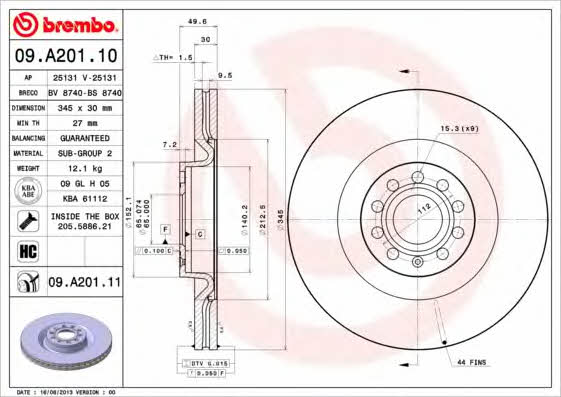 AP (Brembo) 25131 Tarcza hamulcowa 25131: Dobra cena w Polsce na 2407.PL - Kup Teraz!