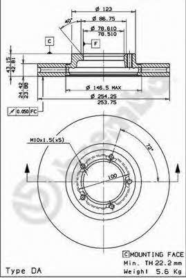 AP (Brembo) 24650 E Диск тормозной 24650E: Отличная цена - Купить в Польше на 2407.PL!