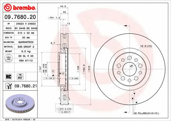 AP (Brembo) 24823 Tarcza hamulcowa 24823: Dobra cena w Polsce na 2407.PL - Kup Teraz!