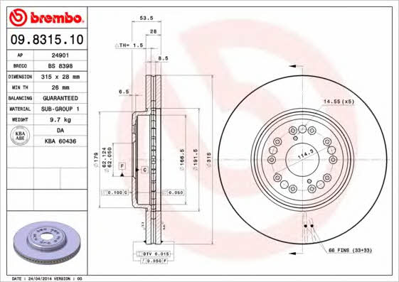 AP (Brembo) 24901 Tarcza hamulcowa 24901: Dobra cena w Polsce na 2407.PL - Kup Teraz!