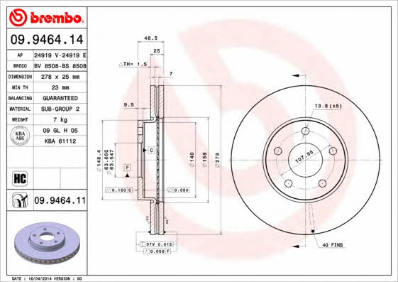 AP (Brembo) 24919 E Tarcza hamulcowa 24919E: Dobra cena w Polsce na 2407.PL - Kup Teraz!