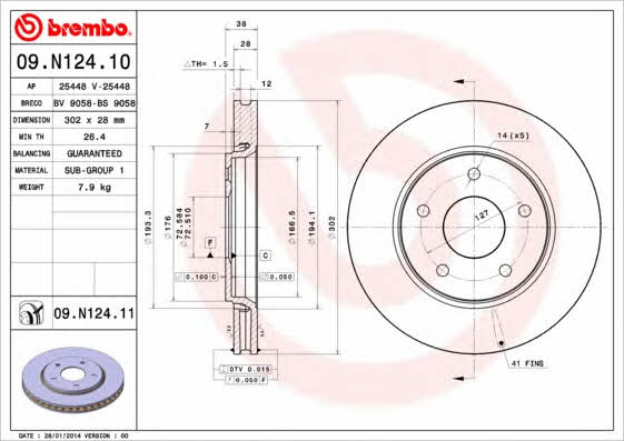 AP (Brembo) 25448 V Tarcza hamulcowa 25448V: Dobra cena w Polsce na 2407.PL - Kup Teraz!