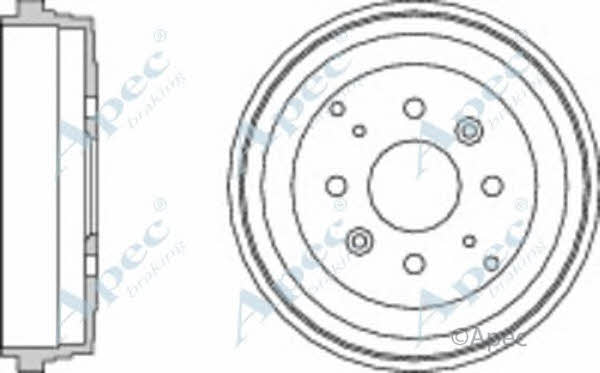 APEC braking DRM9105 Тормозной барабан задний DRM9105: Купить в Польше - Отличная цена на 2407.PL!