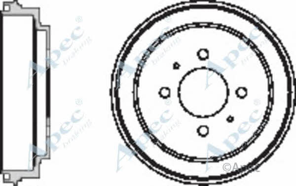 APEC braking DRM9933 Rear brake drum DRM9933: Buy near me in Poland at 2407.PL - Good price!