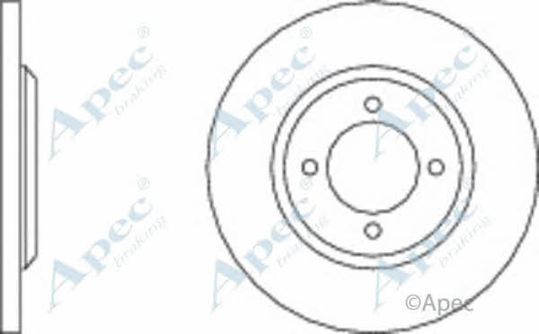 APEC braking DSK120 Диск гальмівний DSK120: Приваблива ціна - Купити у Польщі на 2407.PL!