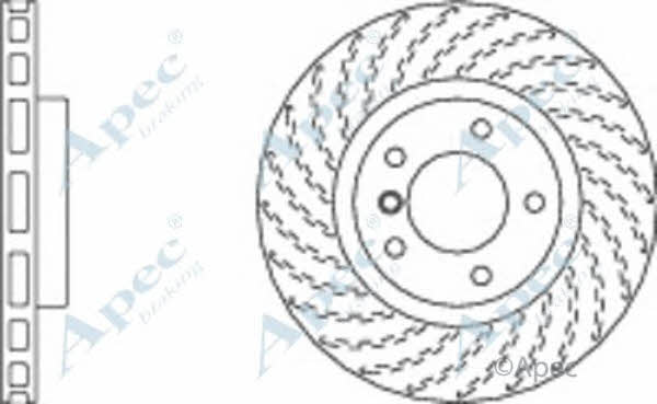 APEC braking DSK2003 Brake disc DSK2003: Buy near me in Poland at 2407.PL - Good price!