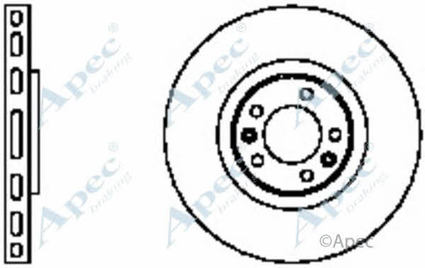 APEC braking DSK2030 Brake disc DSK2030: Buy near me in Poland at 2407.PL - Good price!