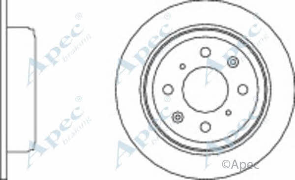 APEC braking DSK252 Диск гальмівний DSK252: Приваблива ціна - Купити у Польщі на 2407.PL!