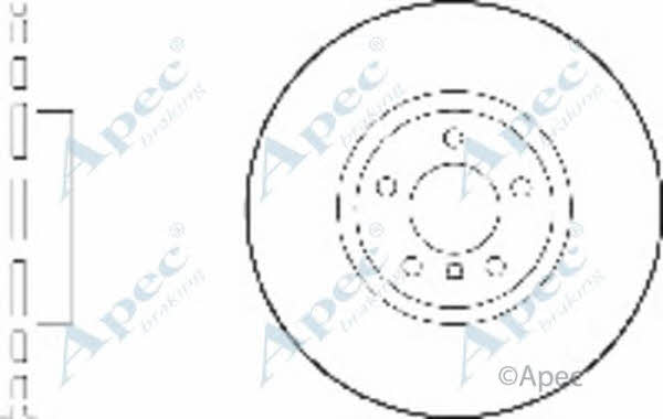 APEC braking DSK2600 Bremsscheibe DSK2600: Kaufen Sie zu einem guten Preis in Polen bei 2407.PL!