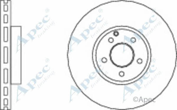 APEC braking DSK2617 Диск гальмівний DSK2617: Приваблива ціна - Купити у Польщі на 2407.PL!