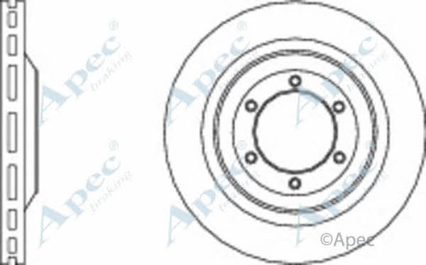 APEC braking DSK2664 Диск гальмівний DSK2664: Приваблива ціна - Купити у Польщі на 2407.PL!