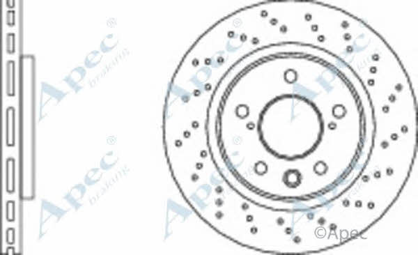 APEC braking DSK2962 Диск гальмівний DSK2962: Приваблива ціна - Купити у Польщі на 2407.PL!