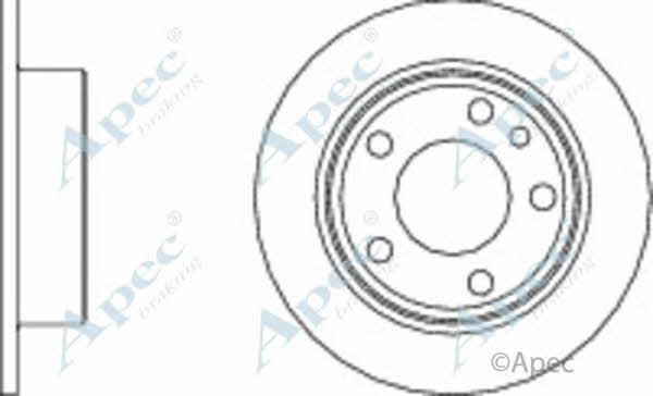 APEC braking DSK349 Диск тормозной DSK349: Отличная цена - Купить в Польше на 2407.PL!