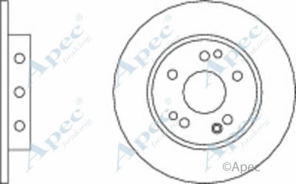 APEC braking DSK502 Диск гальмівний DSK502: Приваблива ціна - Купити у Польщі на 2407.PL!