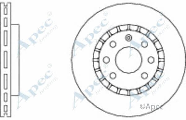 APEC braking DSK518 Brake disc DSK518: Buy near me in Poland at 2407.PL - Good price!