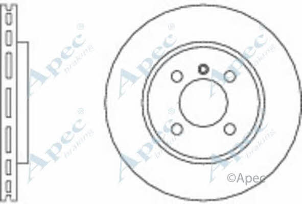 APEC braking DSK539 Диск тормозной DSK539: Отличная цена - Купить в Польше на 2407.PL!