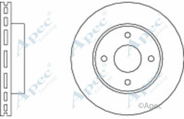 APEC braking DSK604 Brake disc DSK604: Buy near me in Poland at 2407.PL - Good price!