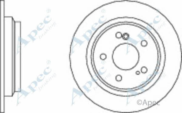 APEC braking DSK605 Brake disc DSK605: Buy near me in Poland at 2407.PL - Good price!