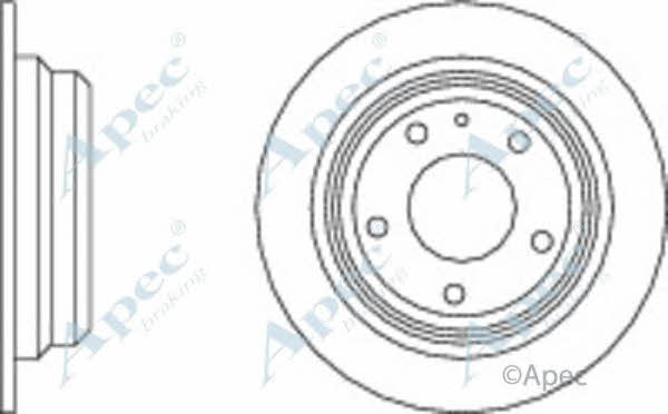 APEC braking DSK617 Диск гальмівний DSK617: Приваблива ціна - Купити у Польщі на 2407.PL!