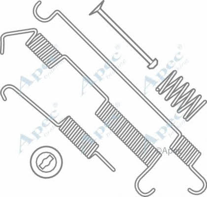 APEC braking KIT754 Комплект монтажный тормозных колодок KIT754: Отличная цена - Купить в Польше на 2407.PL!