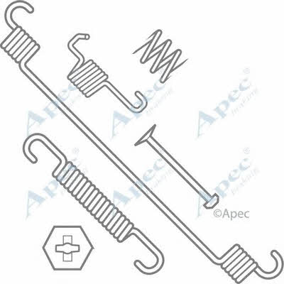 APEC braking KIT772 Комплект монтажный тормозных колодок KIT772: Купить в Польше - Отличная цена на 2407.PL!