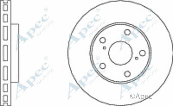 APEC braking DSK678 Brake disc DSK678: Buy near me in Poland at 2407.PL - Good price!