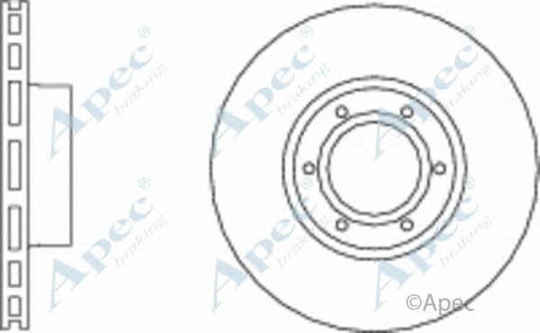 APEC braking DSK807 Диск гальмівний DSK807: Приваблива ціна - Купити у Польщі на 2407.PL!