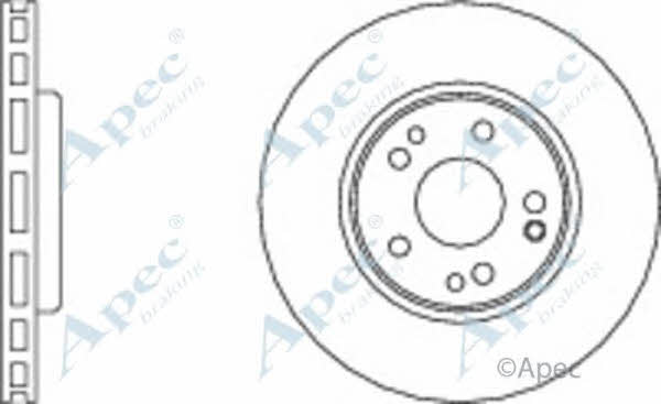 APEC braking DSK929 Диск гальмівний DSK929: Приваблива ціна - Купити у Польщі на 2407.PL!