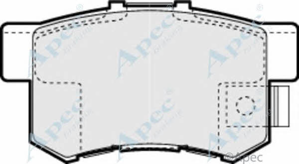 APEC braking PAD1010 Scheibenbremsbeläge, Set PAD1010: Kaufen Sie zu einem guten Preis in Polen bei 2407.PL!