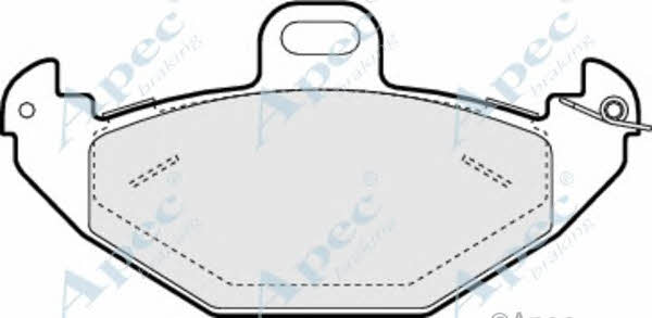 APEC braking PAD1044 Klocki hamulcowe, zestaw PAD1044: Dobra cena w Polsce na 2407.PL - Kup Teraz!