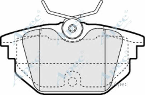 APEC braking PAD1058 Klocki hamulcowe, zestaw PAD1058: Dobra cena w Polsce na 2407.PL - Kup Teraz!