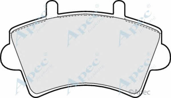 APEC braking PAD1204 Тормозные колодки дисковые, комплект PAD1204: Отличная цена - Купить в Польше на 2407.PL!