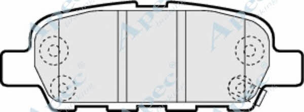 APEC braking PAD1264 Scheibenbremsbeläge, Set PAD1264: Kaufen Sie zu einem guten Preis in Polen bei 2407.PL!