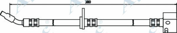 APEC braking HOS3321 Тормозной шланг HOS3321: Отличная цена - Купить в Польше на 2407.PL!