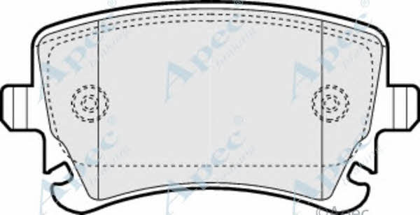 APEC braking PAD1298 Brake Pad Set, disc brake PAD1298: Buy near me in Poland at 2407.PL - Good price!