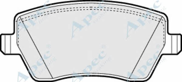 APEC braking PAD1312 Тормозные колодки дисковые, комплект PAD1312: Отличная цена - Купить в Польше на 2407.PL!