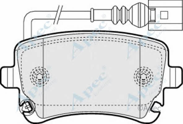 APEC braking PAD1352 Brake Pad Set, disc brake PAD1352: Buy near me in Poland at 2407.PL - Good price!