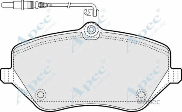 APEC braking PAD1404 Scheibenbremsbeläge, Set PAD1404: Kaufen Sie zu einem guten Preis in Polen bei 2407.PL!