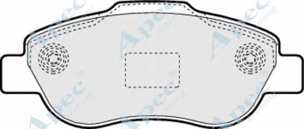 APEC braking PAD1413 Brake Pad Set, disc brake PAD1413: Buy near me in Poland at 2407.PL - Good price!