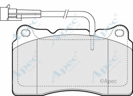 APEC braking PAD1424 Scheibenbremsbeläge, Set PAD1424: Kaufen Sie zu einem guten Preis in Polen bei 2407.PL!