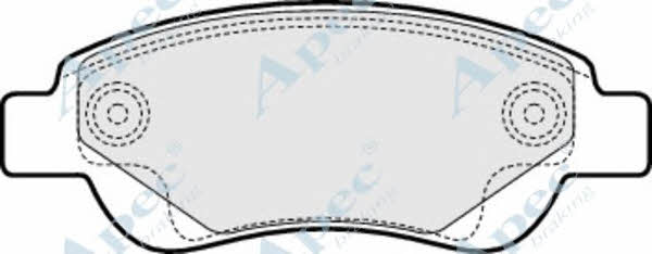 APEC braking PAD1460 Тормозные колодки дисковые, комплект PAD1460: Отличная цена - Купить в Польше на 2407.PL!