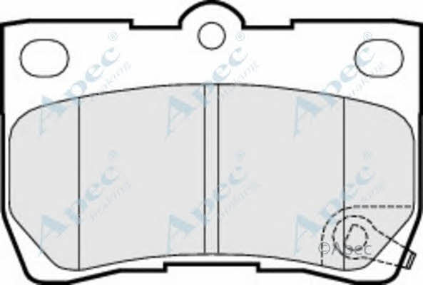 APEC braking PAD1482 Scheibenbremsbeläge, Set PAD1482: Kaufen Sie zu einem guten Preis in Polen bei 2407.PL!