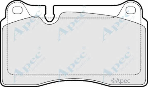 APEC braking PAD1508 Гальмівні колодки, комплект PAD1508: Приваблива ціна - Купити у Польщі на 2407.PL!