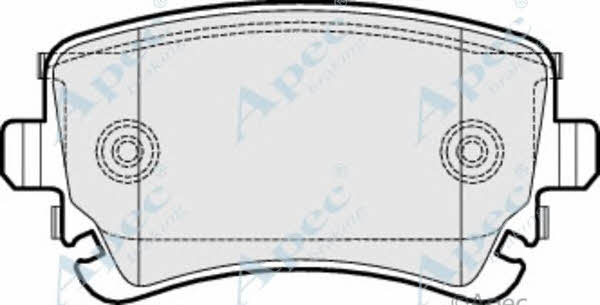APEC braking PAD1529 Brake Pad Set, disc brake PAD1529: Buy near me in Poland at 2407.PL - Good price!