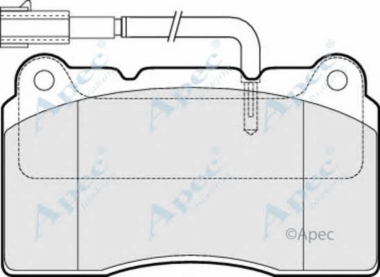 APEC braking PAD1536 Scheibenbremsbeläge, Set PAD1536: Kaufen Sie zu einem guten Preis in Polen bei 2407.PL!