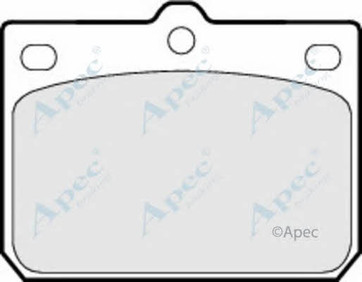 APEC braking PAD158 Гальмівні колодки, комплект PAD158: Приваблива ціна - Купити у Польщі на 2407.PL!