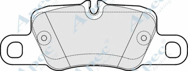 APEC braking PAD1725 Scheibenbremsbeläge, Set PAD1725: Kaufen Sie zu einem guten Preis in Polen bei 2407.PL!